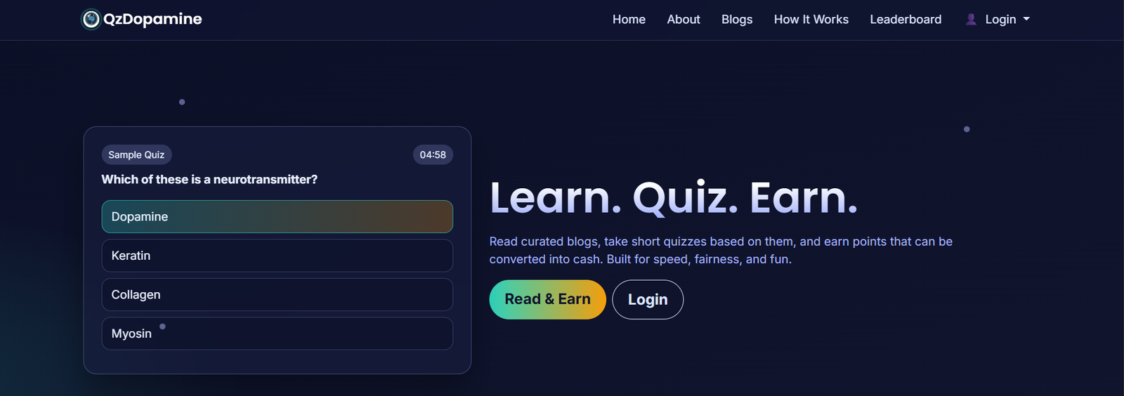 QzDopamine Live Platform